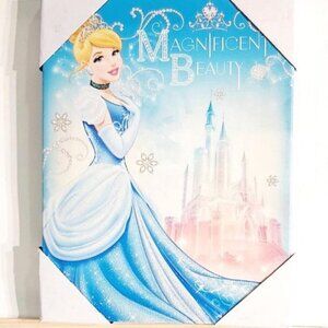 Cindy Tiara Disney Princess Canvas Painting , Disney Belle Art , 6.5x8.5 In